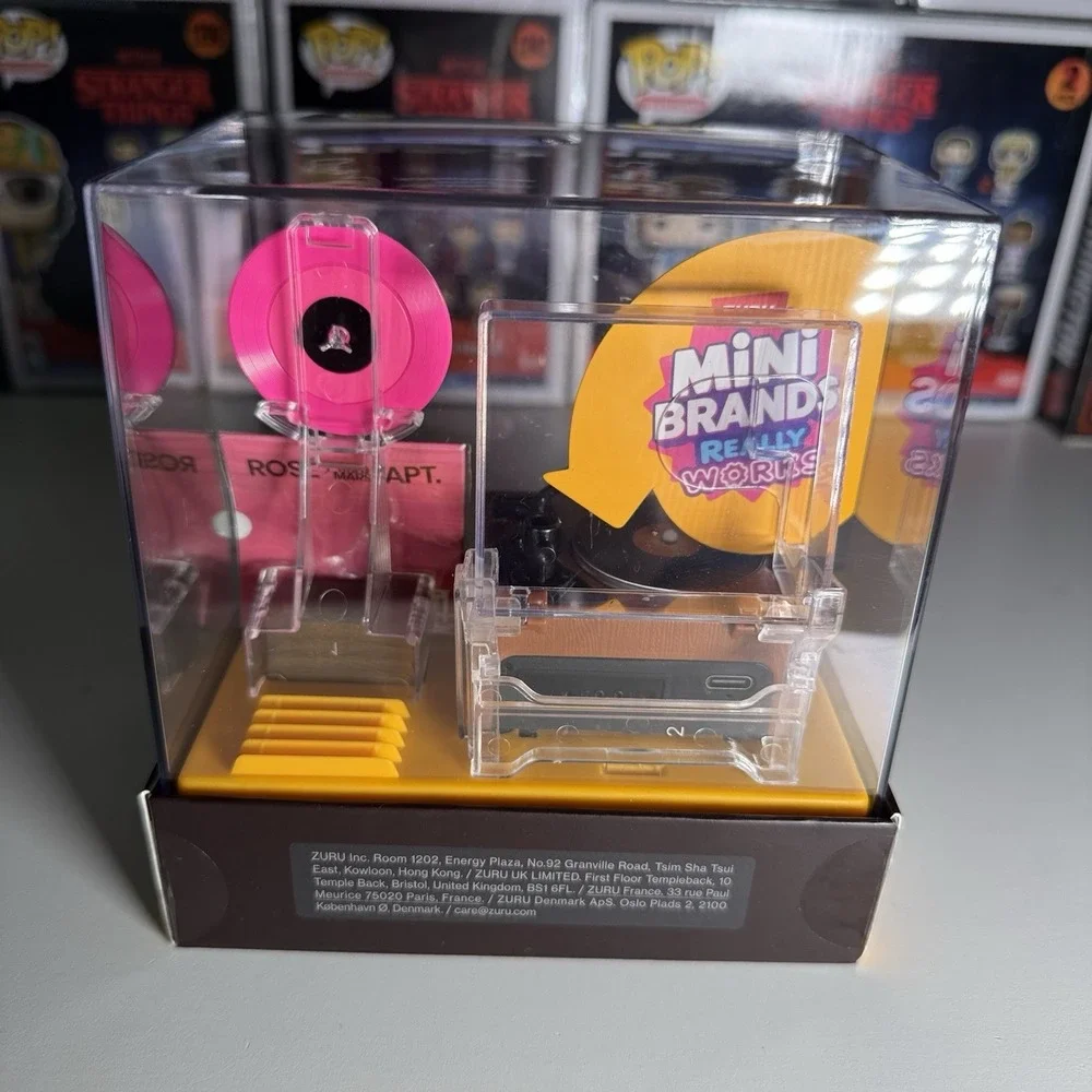 Mini Brands Really Works Vinyl Series 1 | Record Player Set & Mystery Ball